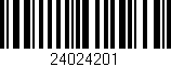 Código de barras (EAN, GTIN, SKU, ISBN): '24024201'