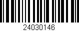 Código de barras (EAN, GTIN, SKU, ISBN): '24030146'
