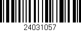 Código de barras (EAN, GTIN, SKU, ISBN): '24031057'