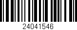 Código de barras (EAN, GTIN, SKU, ISBN): '24041546'