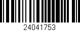 Código de barras (EAN, GTIN, SKU, ISBN): '24041753'