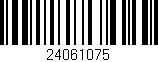 Código de barras (EAN, GTIN, SKU, ISBN): '24061075'
