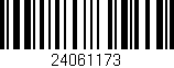 Código de barras (EAN, GTIN, SKU, ISBN): '24061173'