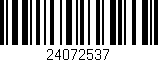 Código de barras (EAN, GTIN, SKU, ISBN): '24072537'