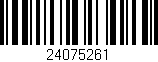 Código de barras (EAN, GTIN, SKU, ISBN): '24075261'