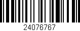 Código de barras (EAN, GTIN, SKU, ISBN): '24076767'