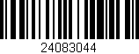 Código de barras (EAN, GTIN, SKU, ISBN): '24083044'