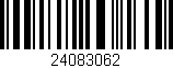Código de barras (EAN, GTIN, SKU, ISBN): '24083062'