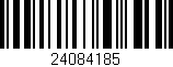 Código de barras (EAN, GTIN, SKU, ISBN): '24084185'