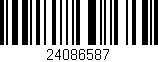 Código de barras (EAN, GTIN, SKU, ISBN): '24086587'