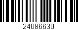 Código de barras (EAN, GTIN, SKU, ISBN): '24086630'
