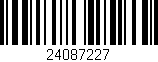 Código de barras (EAN, GTIN, SKU, ISBN): '24087227'