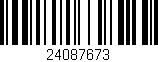 Código de barras (EAN, GTIN, SKU, ISBN): '24087673'