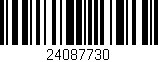 Código de barras (EAN, GTIN, SKU, ISBN): '24087730'