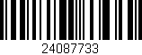 Código de barras (EAN, GTIN, SKU, ISBN): '24087733'