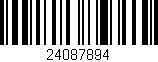 Código de barras (EAN, GTIN, SKU, ISBN): '24087894'