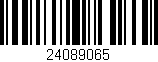 Código de barras (EAN, GTIN, SKU, ISBN): '24089065'