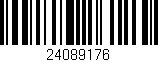 Código de barras (EAN, GTIN, SKU, ISBN): '24089176'