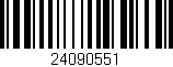 Código de barras (EAN, GTIN, SKU, ISBN): '24090551'