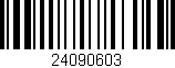 Código de barras (EAN, GTIN, SKU, ISBN): '24090603'