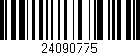 Código de barras (EAN, GTIN, SKU, ISBN): '24090775'