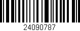 Código de barras (EAN, GTIN, SKU, ISBN): '24090787'