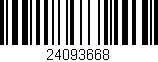 Código de barras (EAN, GTIN, SKU, ISBN): '24093668'