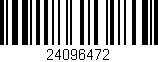 Código de barras (EAN, GTIN, SKU, ISBN): '24096472'