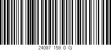 Código de barras (EAN, GTIN, SKU, ISBN): '24097_158_0_G'