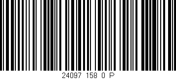 Código de barras (EAN, GTIN, SKU, ISBN): '24097_158_0_P'