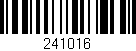 Código de barras (EAN, GTIN, SKU, ISBN): '241016'