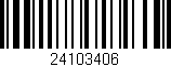 Código de barras (EAN, GTIN, SKU, ISBN): '24103406'