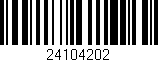 Código de barras (EAN, GTIN, SKU, ISBN): '24104202'