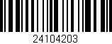 Código de barras (EAN, GTIN, SKU, ISBN): '24104203'