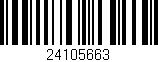 Código de barras (EAN, GTIN, SKU, ISBN): '24105663'