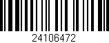 Código de barras (EAN, GTIN, SKU, ISBN): '24106472'