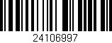 Código de barras (EAN, GTIN, SKU, ISBN): '24106997'