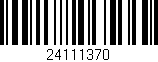 Código de barras (EAN, GTIN, SKU, ISBN): '24111370'