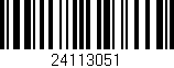 Código de barras (EAN, GTIN, SKU, ISBN): '24113051'