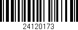 Código de barras (EAN, GTIN, SKU, ISBN): '24120173'