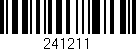 Código de barras (EAN, GTIN, SKU, ISBN): '241211'