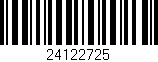 Código de barras (EAN, GTIN, SKU, ISBN): '24122725'