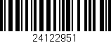 Código de barras (EAN, GTIN, SKU, ISBN): '24122951'