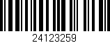 Código de barras (EAN, GTIN, SKU, ISBN): '24123259'
