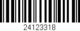 Código de barras (EAN, GTIN, SKU, ISBN): '24123318'