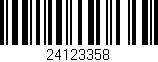 Código de barras (EAN, GTIN, SKU, ISBN): '24123358'