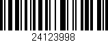 Código de barras (EAN, GTIN, SKU, ISBN): '24123998'