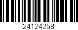 Código de barras (EAN, GTIN, SKU, ISBN): '24124258'