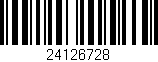 Código de barras (EAN, GTIN, SKU, ISBN): '24126728'