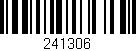 Código de barras (EAN, GTIN, SKU, ISBN): '241306'